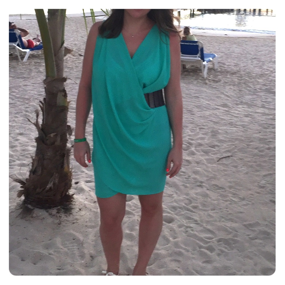 James Lacroix tunic wrap dress